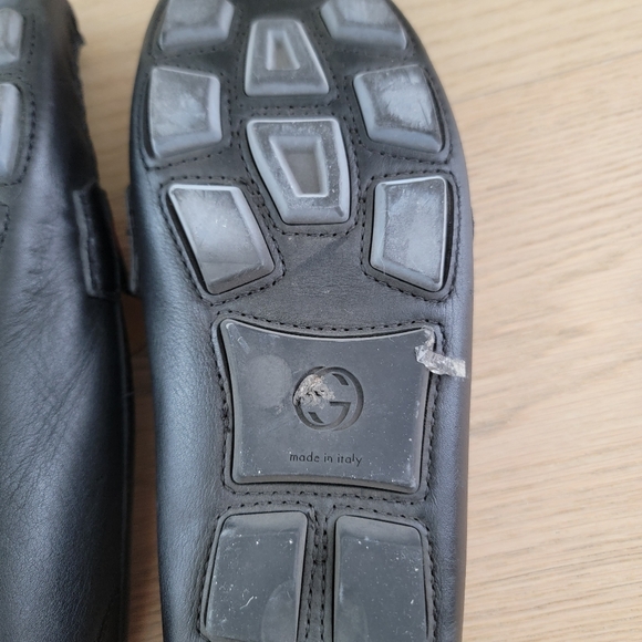 🖤GUCCI GG MARMONT BLACK LEATHER LOAFER - Picture 11 of 11